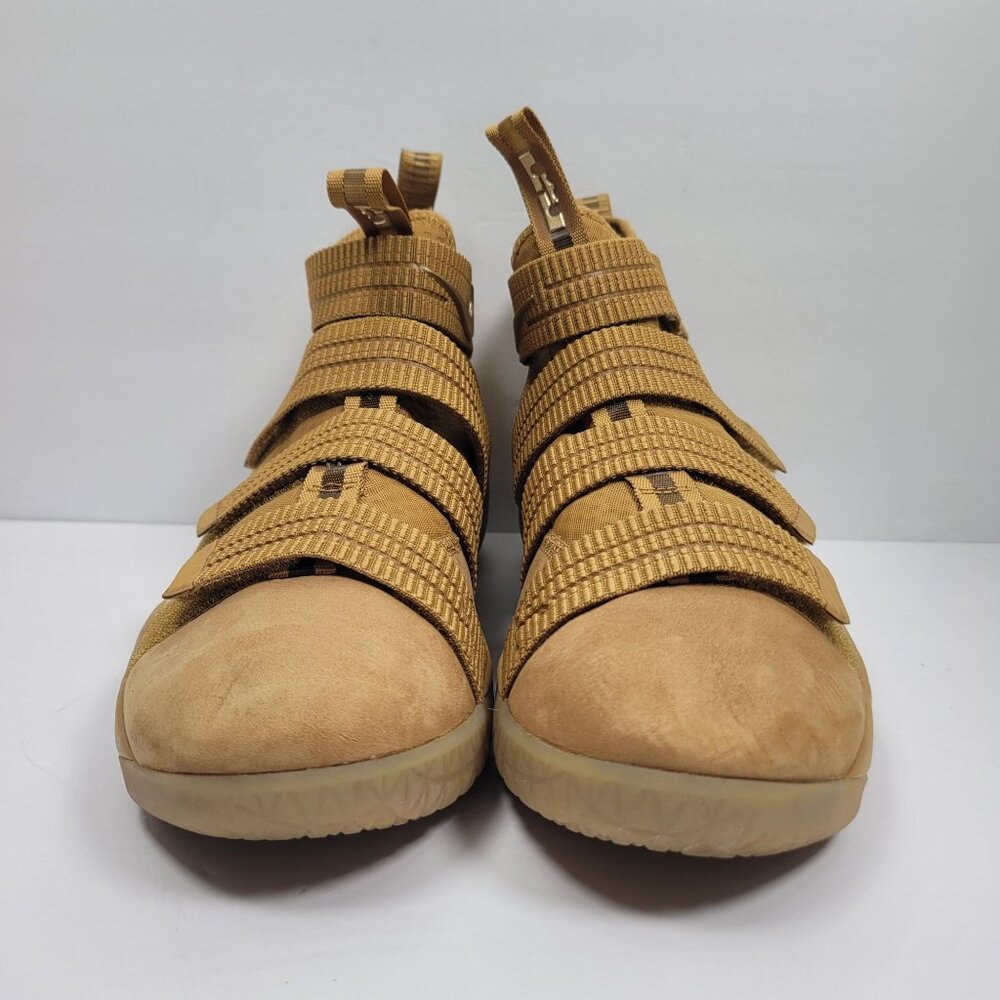 Nike Zoom LeBron Soldier 11 Men's Wheat Brown Sneakers 897646-700 US Size 12 - Picture 3 of 9